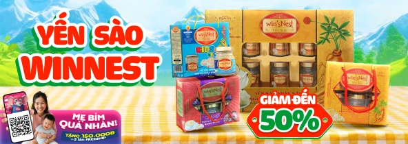 YẾN  SÀO WINNEST GIẢM ĐẾN 50% T4